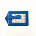 Leather Self-Finish Luggage Tag (Swell)